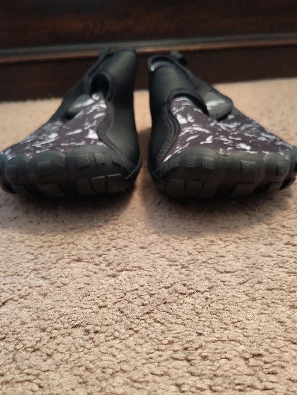 Slip-On Water Shoes - Black & White